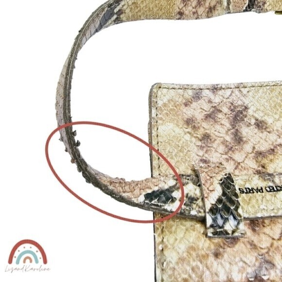 New! Madewell The Leather Belt Bag Snake Embossed Edition XS - Picture 14 of 14